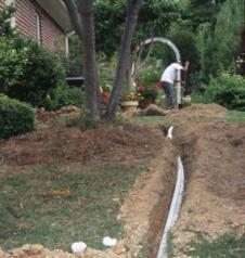 sprinkler repair contractor in Oakley CA lays line