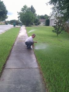 Our Oakley Irrigation repair team does individual Pop Up Head Repair